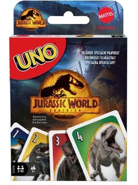 UNO Jurassic World Dominion Card Game nwt